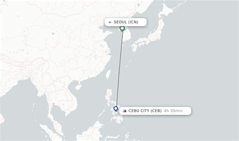 ₱3,746 Cheap Flights from Cebu City to Seoul Incheon (CEB.